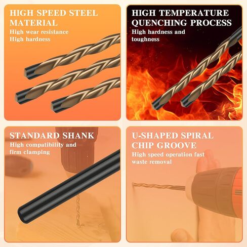 60Pcs 1/8 Inch Drywall Router Bit Drywall Bits High Speed Steel Drywall Cutting Tools 1/8" Guide Point Cutting Bits in Kuwait