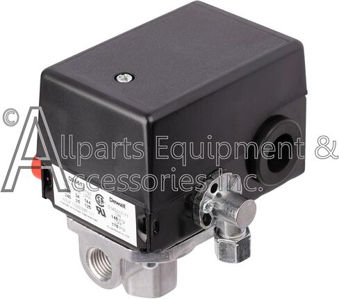 D26613 Pressure Switch 4-Port 140-175 PSI 2-Pole 120-240V Compatible with Craftsman, DeVilbiss, and Porter Cable Air Compressor Units in Kuwait