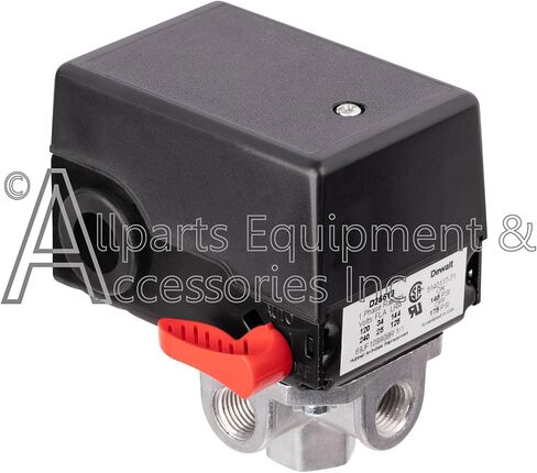 D26613 Pressure Switch 4-Port 140-175 PSI 2-Pole 120-240V Compatible with Craftsman, DeVilbiss, and Porter Cable Air Compressor Units in Kuwait