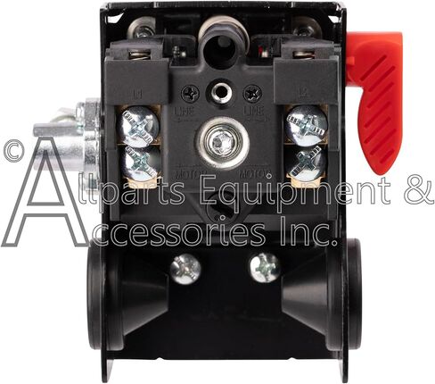 D26613 Pressure Switch 4-Port 140-175 PSI 2-Pole 120-240V Compatible with Craftsman, DeVilbiss, and Porter Cable Air Compressor Units in Kuwait