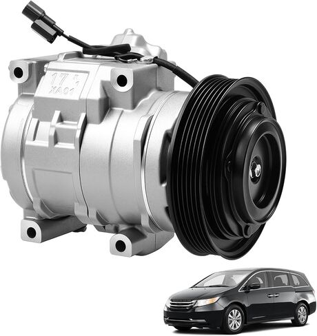 471-1638 A/C Compressor Fit for Honda Odyssey 3.5L 2008-2017 471-1639 | Compatible with Honda Pilot 3.5L 2008 Replace 4711638 4711639 in Kuwait