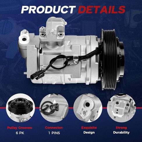 471-1638 A/C Compressor Fit for Honda Odyssey 3.5L 2008-2017 471-1639 | Compatible with Honda Pilot 3.5L 2008 Replace 4711638 4711639 in Kuwait