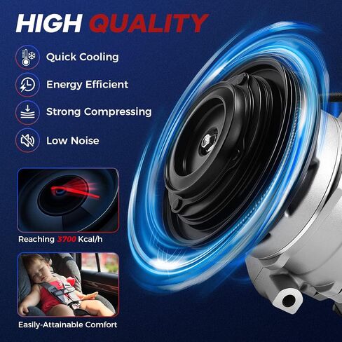 471-1638 A/C Compressor Fit for Honda Odyssey 3.5L 2008-2017 471-1639 | Compatible with Honda Pilot 3.5L 2008 Replace 4711638 4711639 in Kuwait