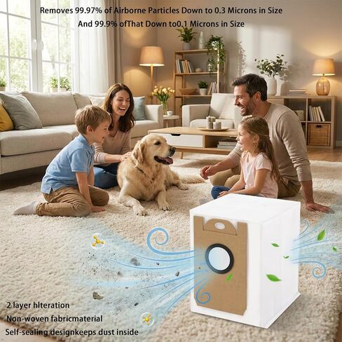 Dust Bags Replacement for Tikom L8000 Plus Robot Vacuum Cleaner in Kuwait