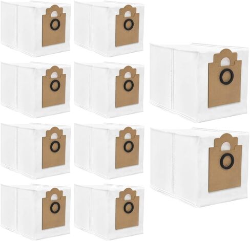 10 Pack Dust Bag Compatible with Lefant M2 Pro, M2S Pro,M2 Plus Robot Vacuum Cleaner, 3.3L Large Capacity Disposable Replacement Bag Accessories Set in Kuwait