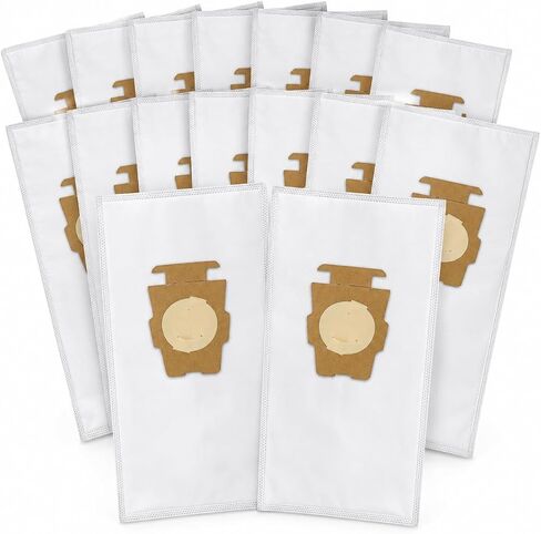 15 Pack 204814 Vacuum Bags Compatible with Kirby Sentria/Avalir/Ultimate G Series, F-Style Twist-Style Disposable Dust Filter Bags, Replaces 204811 in Kuwait
