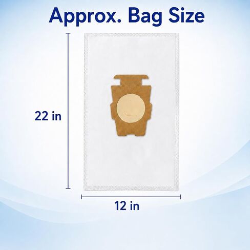 15 Pack 204814 Vacuum Bags Compatible with Kirby Sentria/Avalir/Ultimate G Series, F-Style Twist-Style Disposable Dust Filter Bags, Replaces 204811 in Kuwait