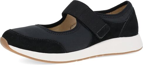 Dansko Women’s Carolina Mary Jane Comfort Sneaker — with Suede Upper, Hook-and-Loop Strap, Sculpted Sole in Kuwait