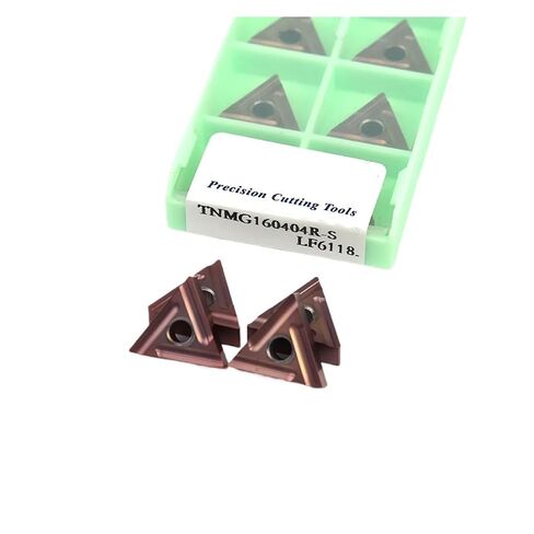 High Toughness Turning Blade Machine Accessories 10PCS TNMG160404R-S LF6118 Hard Alloy Blade External Turning Tool Lathe Use for Stainless Steel in Kuwait