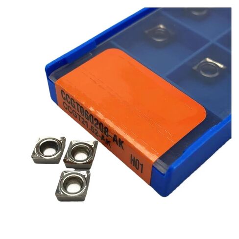 Indexable Lathe Carbide Insert 10PCS CCGT060202 CCGT060204 CCGT060208-AK H01 Hard Alloy Aluminum Cutter Blades Cutting Tool Turning Tools(CCGT060208-AK H01) in Kuwait