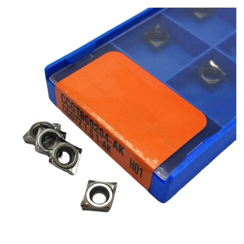 Indexable Lathe Carbide Insert 10PCS CCGT060202 CCGT060204 CCGT060208-AK H01 Hard Alloy Aluminum Cutter Blades Cutting Tool Turning Tools(CCGT060208-AK H01) in Kuwait