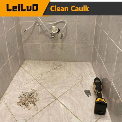 LEILUO 10 Pack Oscillating Tool Blade 8 Rigid and 2 Flexible Multitool Scraper Blades for Caulk Paint Adhesive Removal Compatible with DeWalt Makita Dremel and More in Kuwait