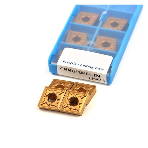 Indexable Lathe Carbide Insert 10pcs CNMG120404 TM LF9018 Lathe Hard Alloy External Turning Tool Blade Steel in Kuwait