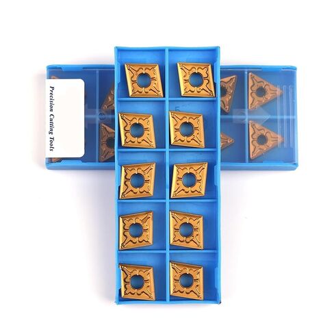 Indexable Lathe Carbide Insert 10pcs CNMG120404 TM LF9018 Lathe Hard Alloy External Turning Tool Blade Steel in Kuwait