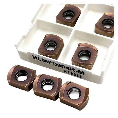 Indexable Lathe Carbide Insert 10PCS BLMP0603R BLMP0904R KT8030 KT8060 Hard Alloy Milling Tools Metal Turning Cutter Lathe Cutte(BLMP0603R-M KT8030) in Kuwait
