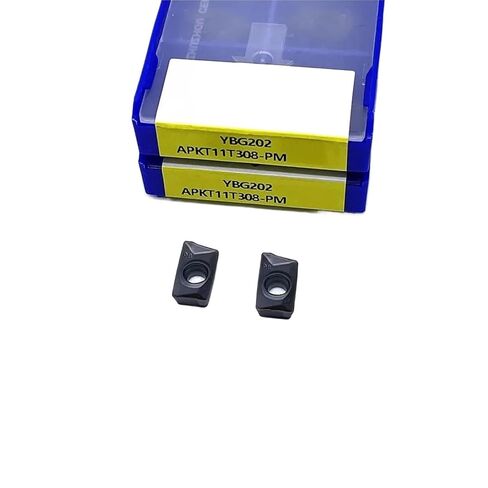 High Toughness Turning Blade Machine Accessories 10PCS APKT11T308-PM YBG202 YBG205 External Turning Tool Hard Alloy Tools Milling Cutter(APKT11T308-PM YBG202) in Kuwait