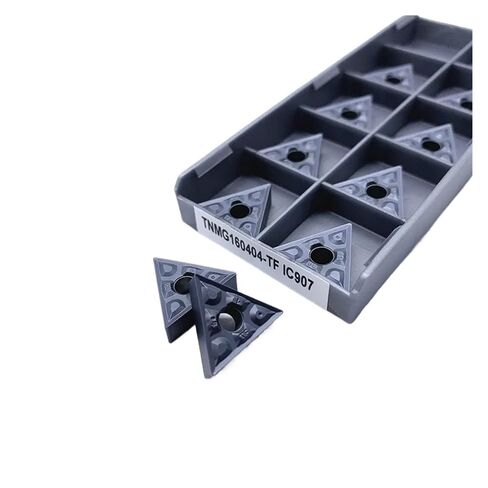 Indexable Lathe Carbide Insert 10PCS TNMG160404-TF IC907 IC908 TNMG160408-TF Hard Alloy Lathe Cutter External Turning Tools(TNMG160408-TF IC907) in Kuwait