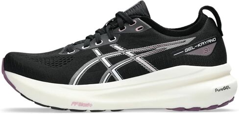 ASICS Women's Gel-Kayano 31 Running Shoes, 6, Black/Pure Silver in Kuwait
