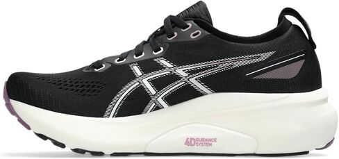 ASICS Women's Gel-Kayano 31 Running Shoes, 6, Black/Pure Silver in Kuwait