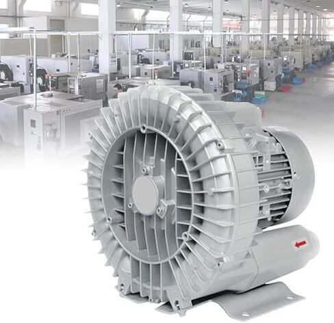 Regenerative Blower High-Pressure Vortex Ring Phase for Sewage Aeration Aquarium Blower Industrial Vacuum Pump,Vortex Ring Blower for Fish Ponds & Workshops, 220V/380V Industrial Exhaust Bl in Kuwait