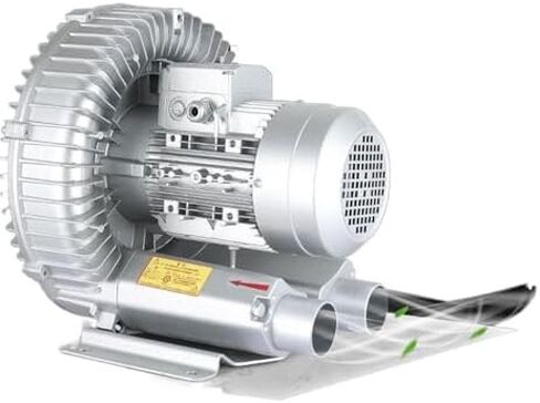 Regenerative Blower High-Pressure Vortex Ring Phase for Sewage Aeration Aquarium Blower Industrial Vacuum Pump,High-Pressure Vortex Blower 250W - Single Phase Regenerative Air Pump with Lar in Kuwait