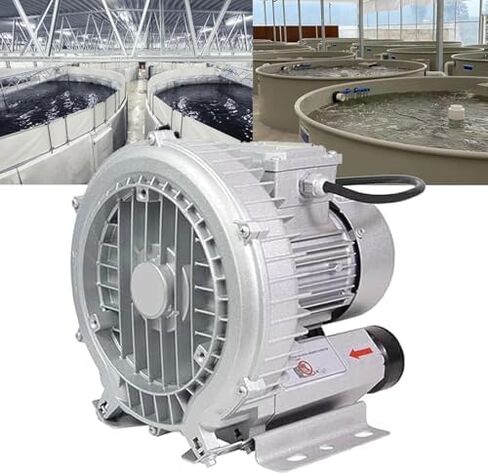 Regenerative Blower High-Pressure Vortex Ring Phase for Sewage Aeration Aquarium Blower Industrial Vacuum Pump,220V Regenerative Blower for Fish Pond, Electric Air Pump & Aerator, Centrifug in Kuwait