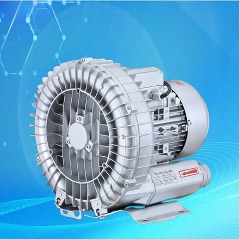 Regenerative Blower High-Pressure Vortex Ring Phase for Sewage Aeration Aquarium Blower Industrial Vacuum Pump,110V Regenerative Blower for Fish Pond, 0.47HP-0.74HP Aquaculture Air Pump, Si in Kuwait