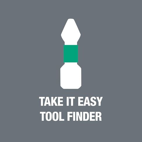 WERA Diamond Coated 851/1 BDC Phillip #2 Insert Bit, 1/4-Inch Drive in Kuwait