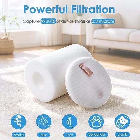 4Pack Replacement Filters for Shark IQ R101AE RV1001AE AV912S AV1010AE RV1000 AV970 AV993 AV1002AE Shark AI AV2501S AV2501AE RV2502AE Self-Empty Base, Foam Filters Replace #106KY1000AE in Kuwait