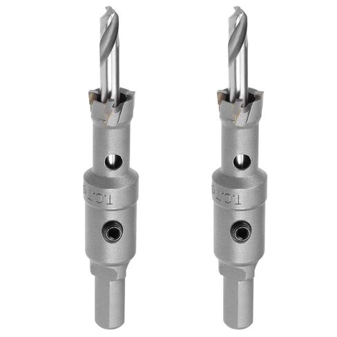 14mm TCT Hole Saw, 9/16" Cutting Diameter Tungsten Carbide Tipped Hole Cutter Opener, for Stainless Steel Metal Plate Aluminum, 2Pcs in Kuwait