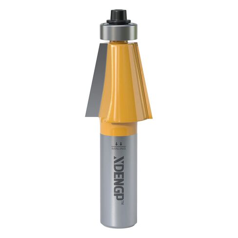 45 Degree Chamfer Router Bit with 3/4 Inch Cutting Length,1/2 Inch Shank Carbide Edge Forming Bevel Router Bit with Bearing, Chamfer Bit Miter Angle Milling Cutters Tool in Kuwait