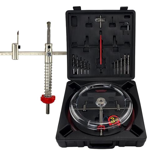 40-300mm Hole Saw Kit – Twin Blade Recessed Cutter Dust Shield in Kuwait