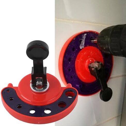 Diamond Drill Bit, 4-12mm Adjustable Glass Opening Locator Drill Bit Ceramic Tile Glass Hole Saw Core Bit Guide Vacuum Base with Suction Cup in Kuwait