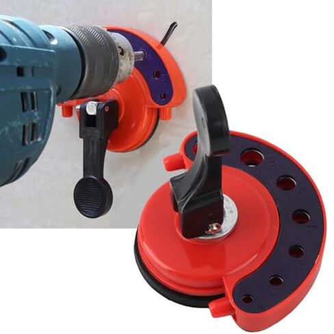 Diamond Drill Bit, 4-12mm Adjustable Glass Opening Locator Drill Bit Ceramic Tile Glass Hole Saw Core Bit Guide Vacuum Base with Suction Cup in Kuwait