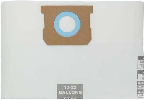 5 Pack Shop Vac 15-22 Gallon Bags, Type G 90663 9066300 & Type J 90673 9067300 Replacement Filter Bags, Compatible with Shop-Vac 15 to 22 Gal Wet/Dry Vacuums, Part VF2008 in Kuwait