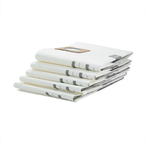 5 Pack Shop Vac 15-22 Gallon Bags, Type G 90663 9066300 & Type J 90673 9067300 Replacement Filter Bags, Compatible with Shop-Vac 15 to 22 Gal Wet/Dry Vacuums, Part VF2008 in Kuwait