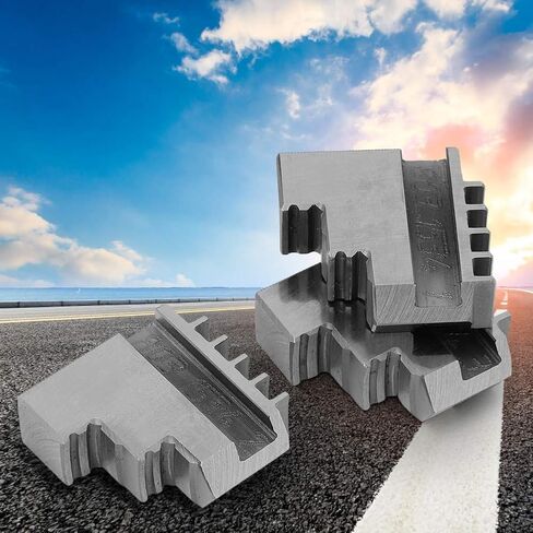 K11 80 Chuck Jaws, Self Centering Outside Clamping Replacement Extends Holding Range for Metal Lathes 20CrMnTi Alloy Steel Short Cylindrical Mount 3 Pieces in Saudi Arabia