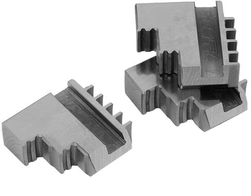 K11 80 Chuck Jaws, Self Centering Outside Clamping Replacement Extends Holding Range for Metal Lathes 20CrMnTi Alloy Steel Short Cylindrical Mount 3 Pieces in Saudi Arabia
