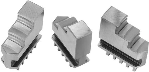 K11 80 Chuck Jaws, Self Centering Outside Clamping Replacement Extends Holding Range for Metal Lathes 20CrMnTi Alloy Steel Short Cylindrical Mount 3 Pieces in Saudi Arabia