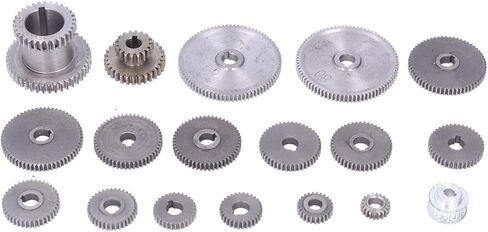 Change Gears Lathe Lathe Metal Gears Metal for Harbor Freight 7x10 Gear Set CJ0618 Gear Set 18Pc in Kuwait