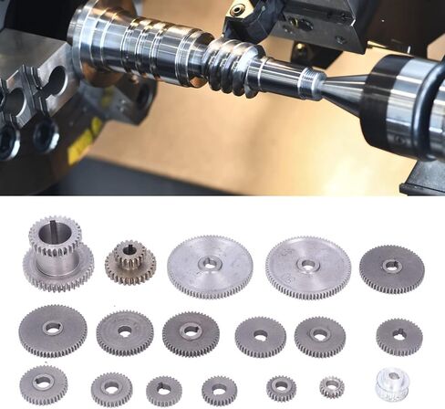 Change Gears Lathe Lathe Metal Gears Metal for Harbor Freight 7x10 Gear Set CJ0618 Gear Set 18Pc in Kuwait