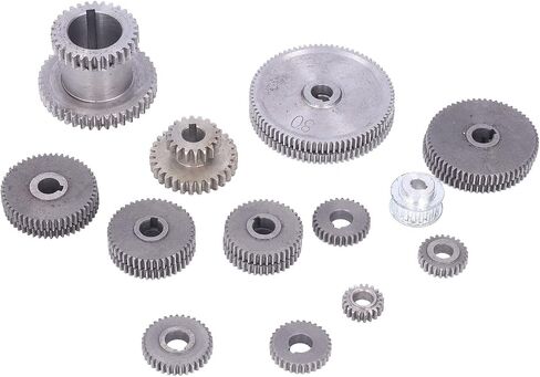 Change Gears Lathe Lathe Metal Gears Metal for Harbor Freight 7x10 Gear Set CJ0618 Gear Set 18Pc in Kuwait