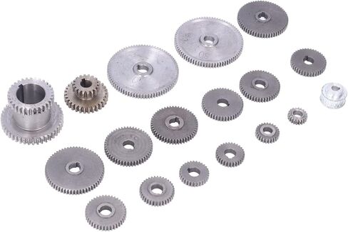 Change Gears Lathe Lathe Metal Gears Metal for Harbor Freight 7x10 Gear Set CJ0618 Gear Set 18Pc in Kuwait