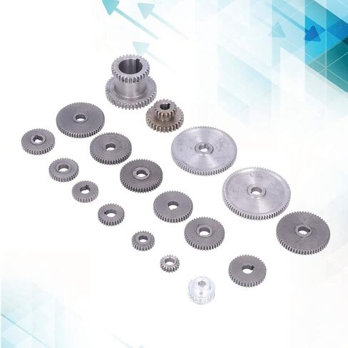 Change Gears Lathe Lathe Metal Gears Metal for Harbor Freight 7x10 Gear Set CJ0618 Gear Set 18Pc in Kuwait
