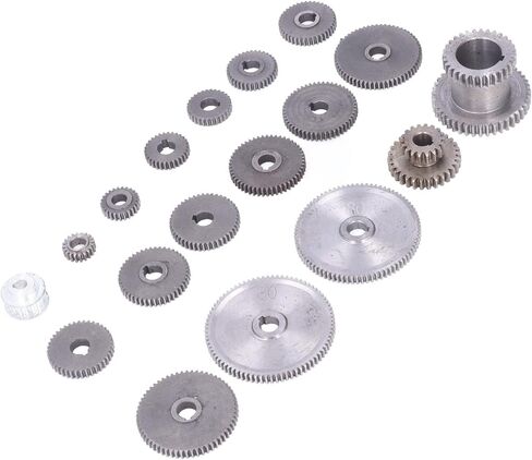 Change Gears Lathe Lathe Metal Gears Metal for Harbor Freight 7x10 Gear Set CJ0618 Gear Set 18Pc in Kuwait