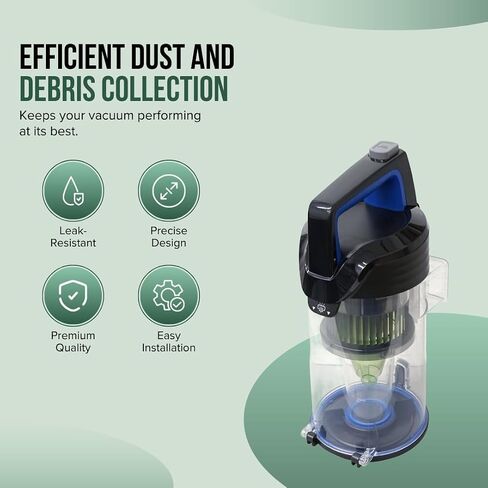 Selgo Replacement Dirt Tank Assembly with Separator for Bissell Pet Hair Eraser Turbo Lift-Off Vacuum Cleaners - Fits Models # 3774F, 3774, 3774G, 3775, Clear in Kuwait