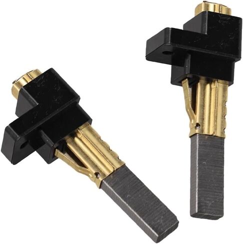 6.5X11X32mm Vacuum Cleaner Carbon Brush Replacement 2PCS Set | Motor Carbon Brush Holder with Retractable Design for Various Vacuum Models in Kuwait
