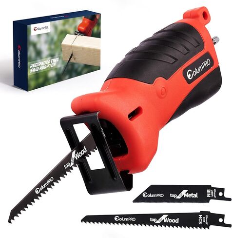 Impact Grade Reciprocating Saw Drill Attachment, Universal Saw Adapter for Cordless Drills & Impact Drivers, Includes 2 Blades for Wood & Metal, Cool Tool Gift for Men, Dad, or DIYers in Kuwait