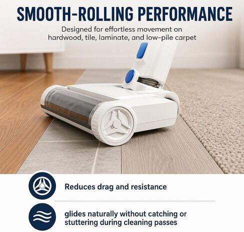 SplashNColor Replacement Wheel for Hart 20V Stick Vacuum Cleaner Head – Snap-On Design for Easy Installation | No Tools Needed | Smooth Rolling Swivel Caster for Cordless Vacuum Floor in Kuwait