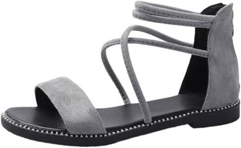 Comfortable, versatile, fashionable, flat women's sandals. Suitable for daily, commuting, outings and vacations. Can be paired with skirts and pants. in Kuwait
